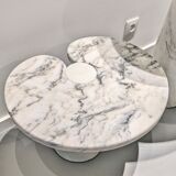 Pair of tables "Eros" by Angelo Mangiarotti for Skipper