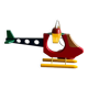 Wooden helicopter suspension