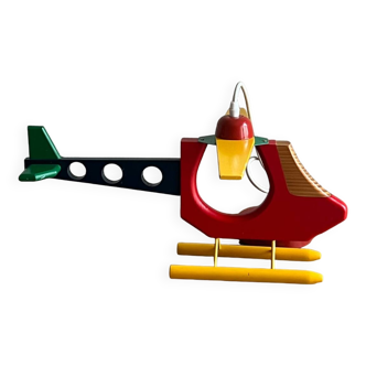 Wooden helicopter suspension