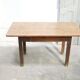 Vintage wooden farmhouse dining table