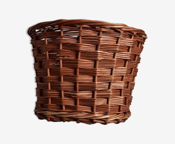 Panier ancien en rotin