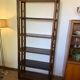 Large vintage rattan shelf/bookcase