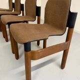 Set of 8 postmodern THONET FLEX chairs designed by Gerd Lange, vintage 80s.