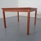 Danish ceramic and teak coffee table, 1960s