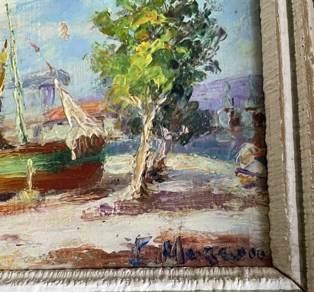 Brittany marine painting 1957