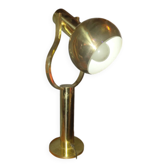 1970s Brass Space Age Staff Lamp