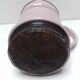 Enamelled coffee maker pink, blue liseret