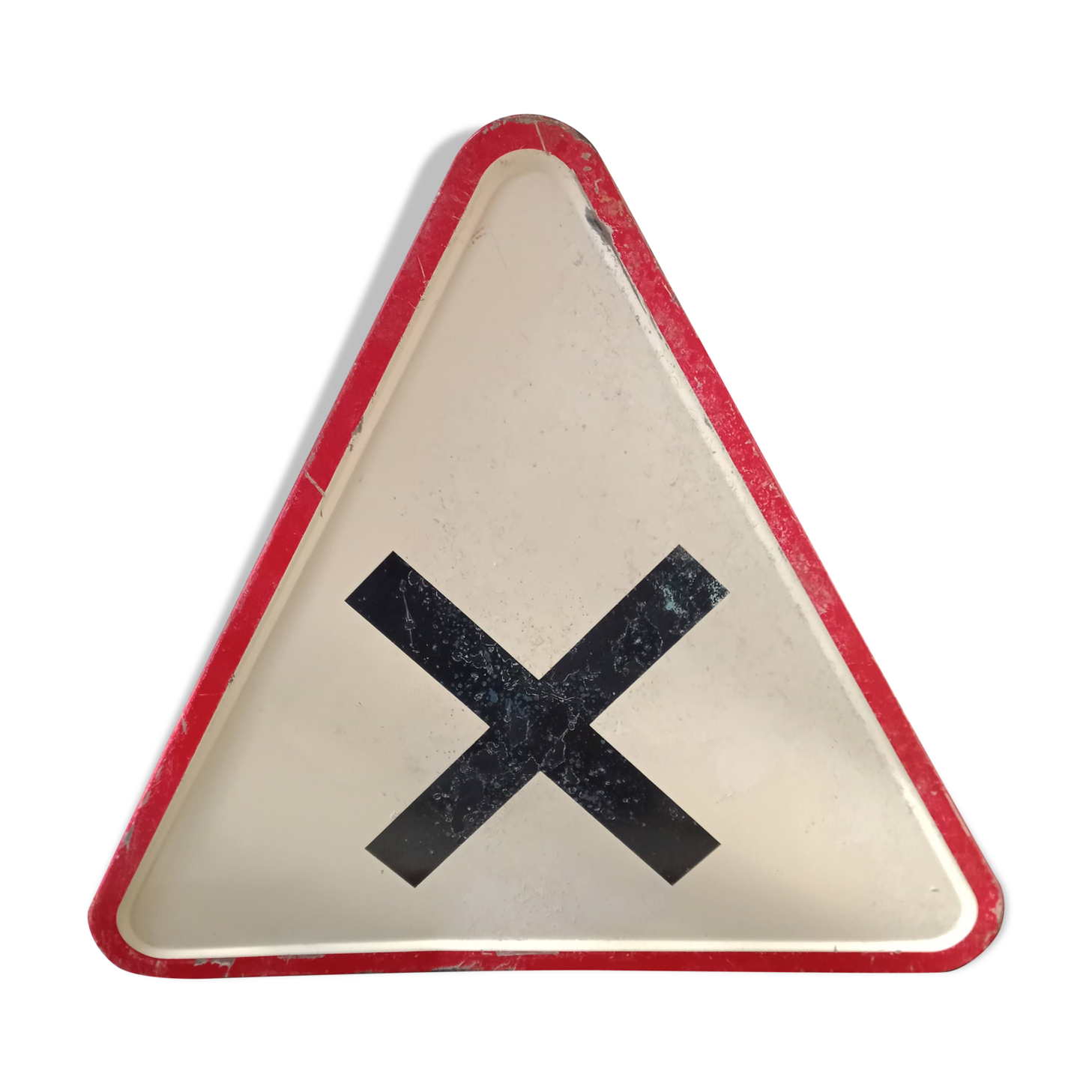 Old crossing road sign