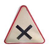 Old crossing road sign