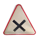 Old crossing road sign