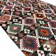 Oushak Vintage Geometric Kilim