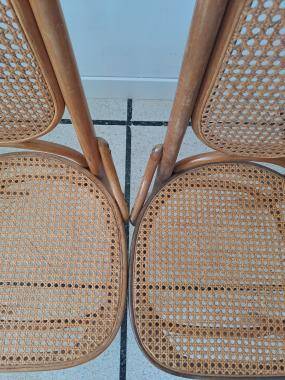 Thonet cane chairs