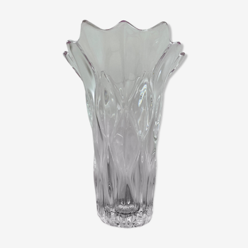 Glass vase made in France 70's