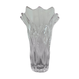 Glass vase made in France 70's