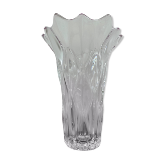 Glass vase made in France 70's