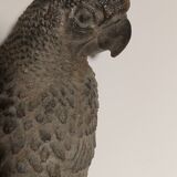 Decorative cast iron parrot