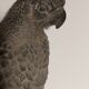 Decorative cast iron parrot