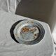 Antique decorative plate IB Quimper with polychrome floral decoration D24