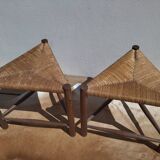 Pair of mulched stools