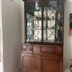 Library with English mahogany secretary.