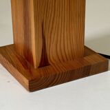 Vintage pine lamp design 70s 80s