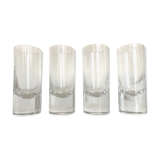 Set of glasses massive table cups 1970