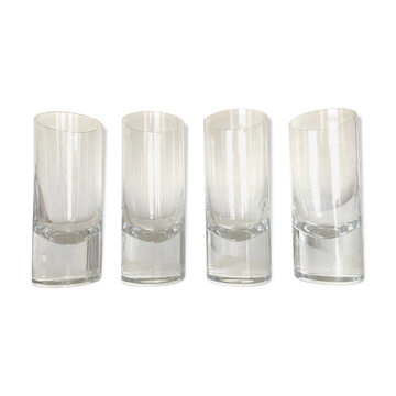Set de verres gobelets de table massifs 1970
