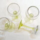Set de 4 verres à pied vintage