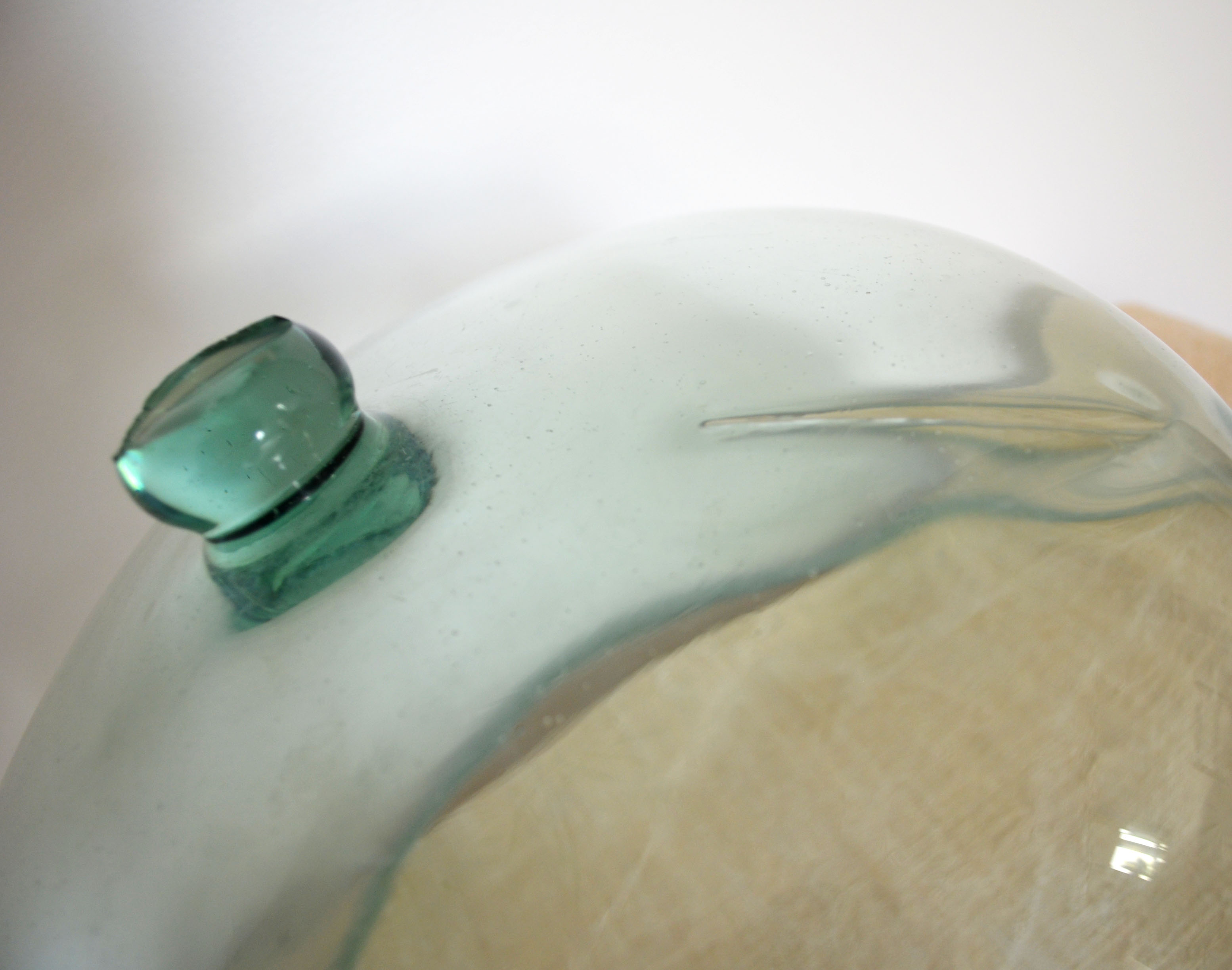 Garden bell blown glass xixth