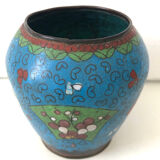 Antique Chinese Cloisonné Enamel Vase