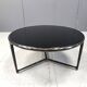 Vintage sculpted steel brutalist coffee table, 1970s