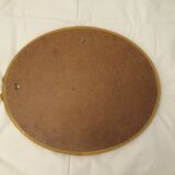 Miroir en bois doré 50x62cm