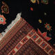 Black Vintage Handmade Wool Persian Rug- 128x157cm