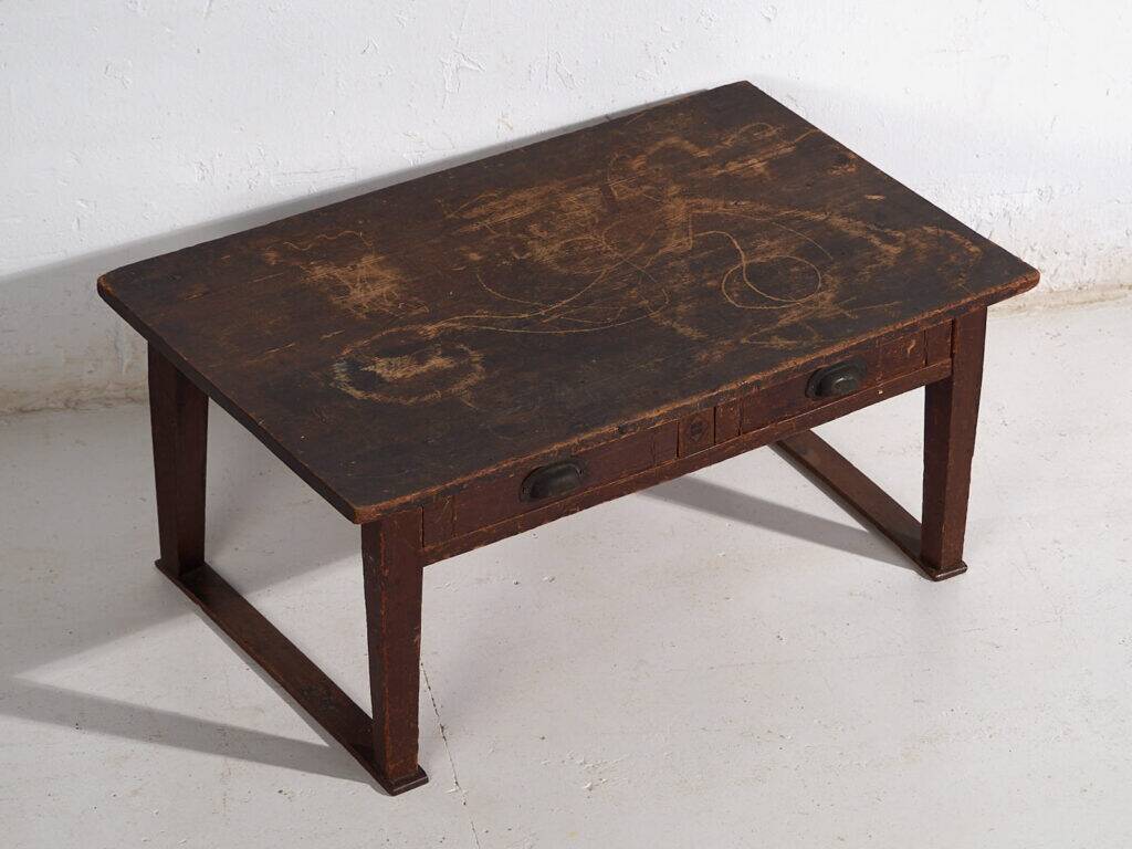 Old Japanese low table Chabudai – Showa period (c.1926-1970) #78