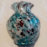 Superb old maroneen glass pate vase from the clichy crystal works