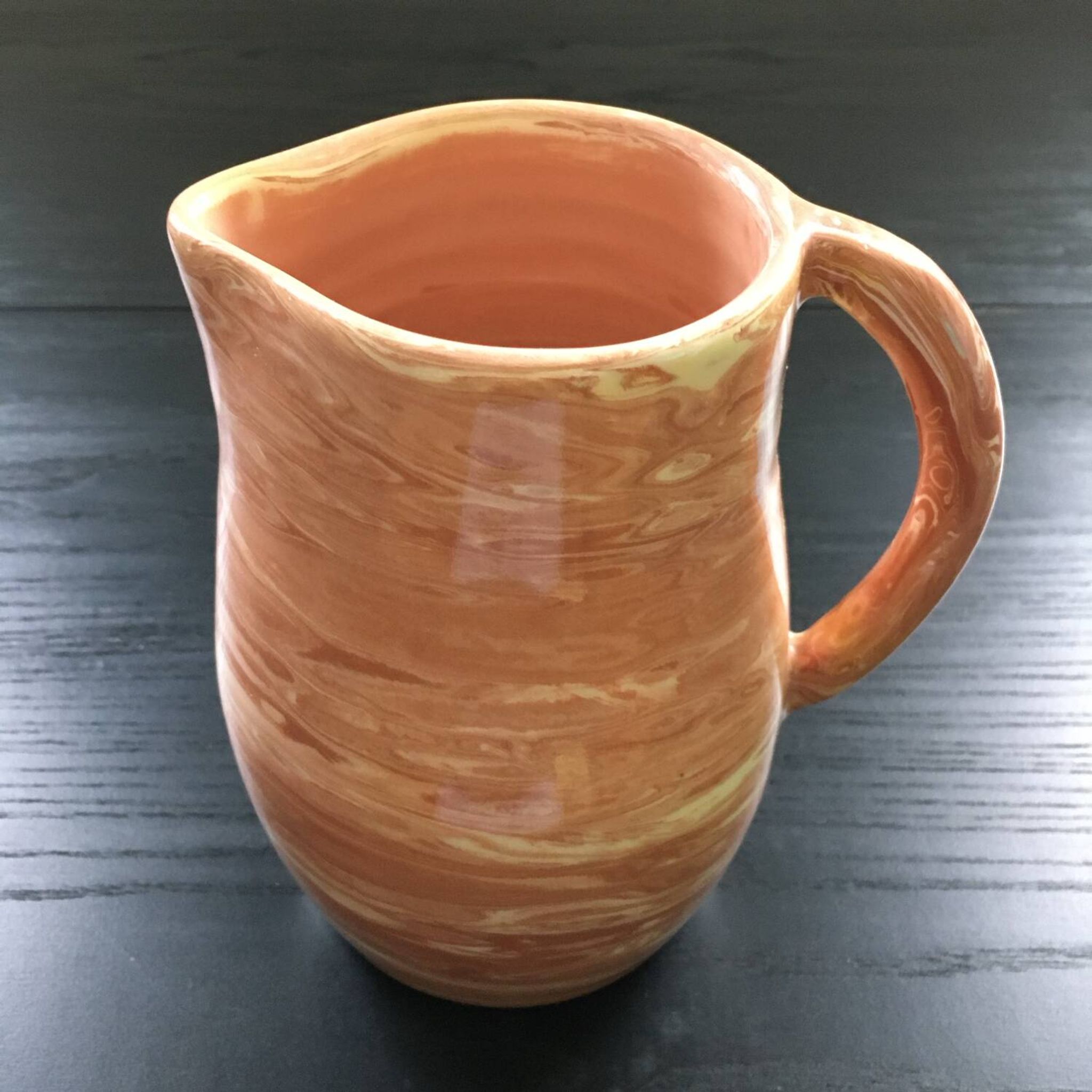 Pichet terres mêlées ocre rose