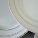 4 vintage flat plates porcelain from St Amand 191103