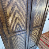 Small 19th-century patinated wardrobe