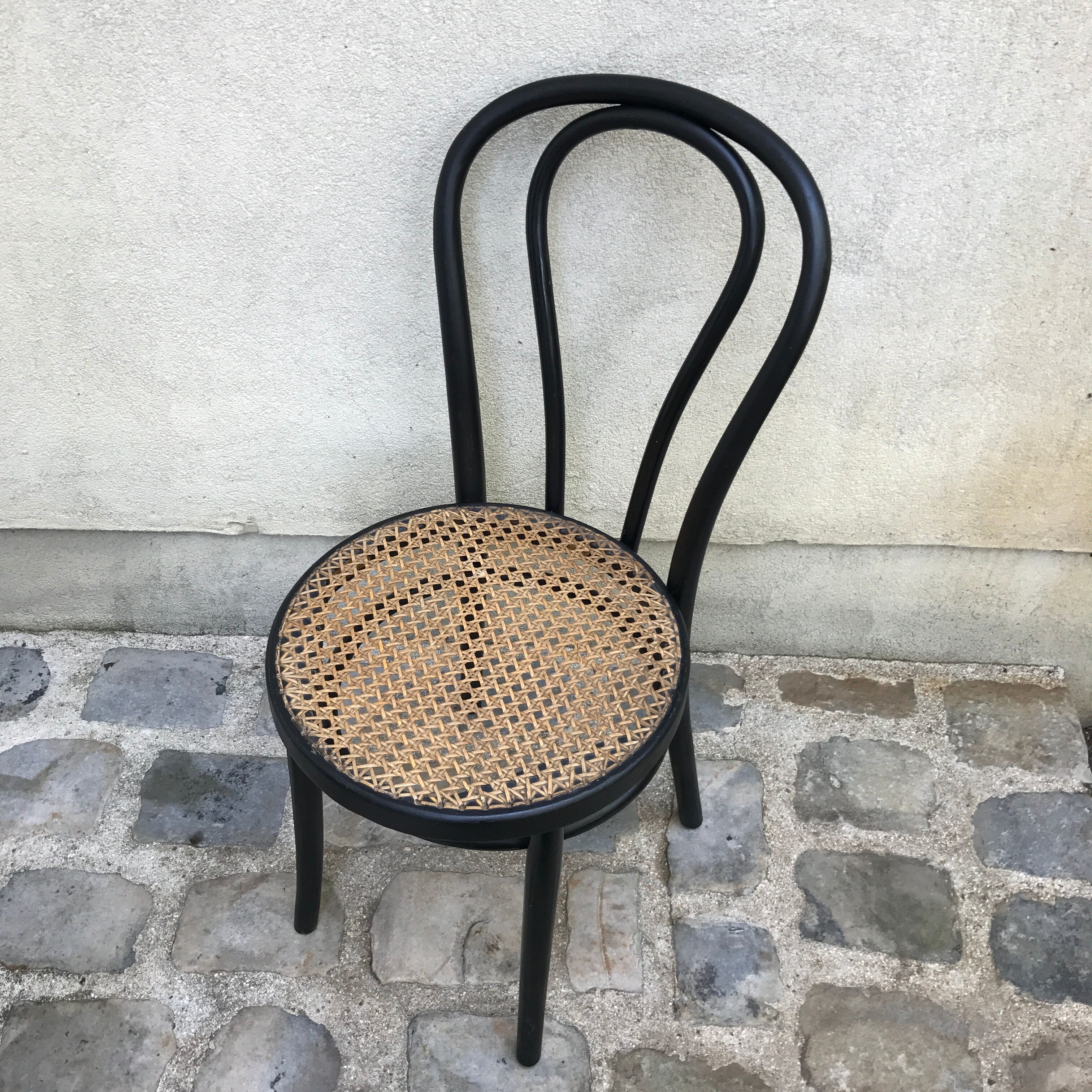 Lot de 4 chaises bistrot dépareillées