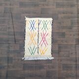 Colorful Moroccan carpet 70x105 cm