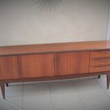 Scandinavian design enfilade in vintage teak