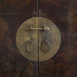 Chinese wardrobe with painted decoration – Shanxi Province, early 20th century