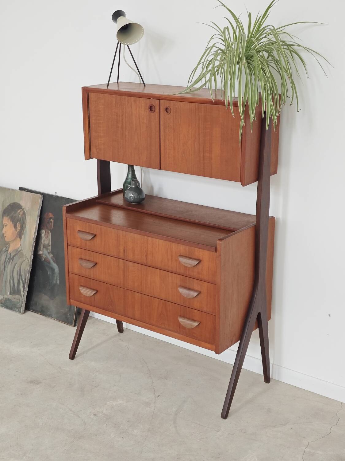 Coiffeuse/Bureau par Poul Volther pour Orum,  Samcom Danemark