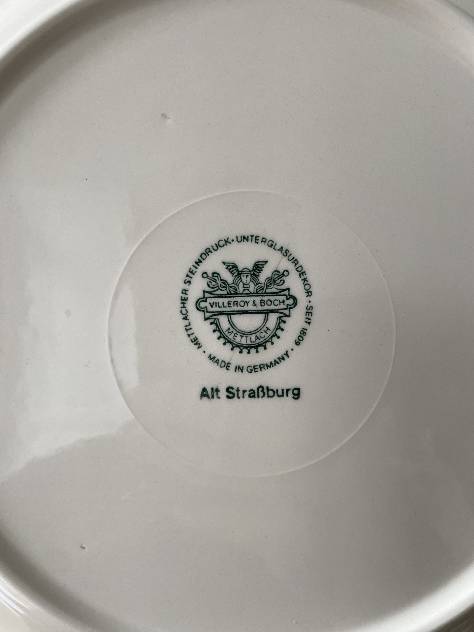 Set of 7 flat plates villeroy and boch vieux strasbourg