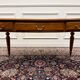 Classic English Writing Desk Black Leather