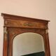 19th century Rmpire style mahogany trumeau mirror