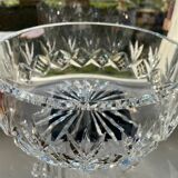 Crystal de Sèvres salad bowl in cut crystal
