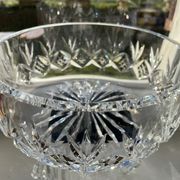 Crystal de Sèvres salad bowl in cut crystal
