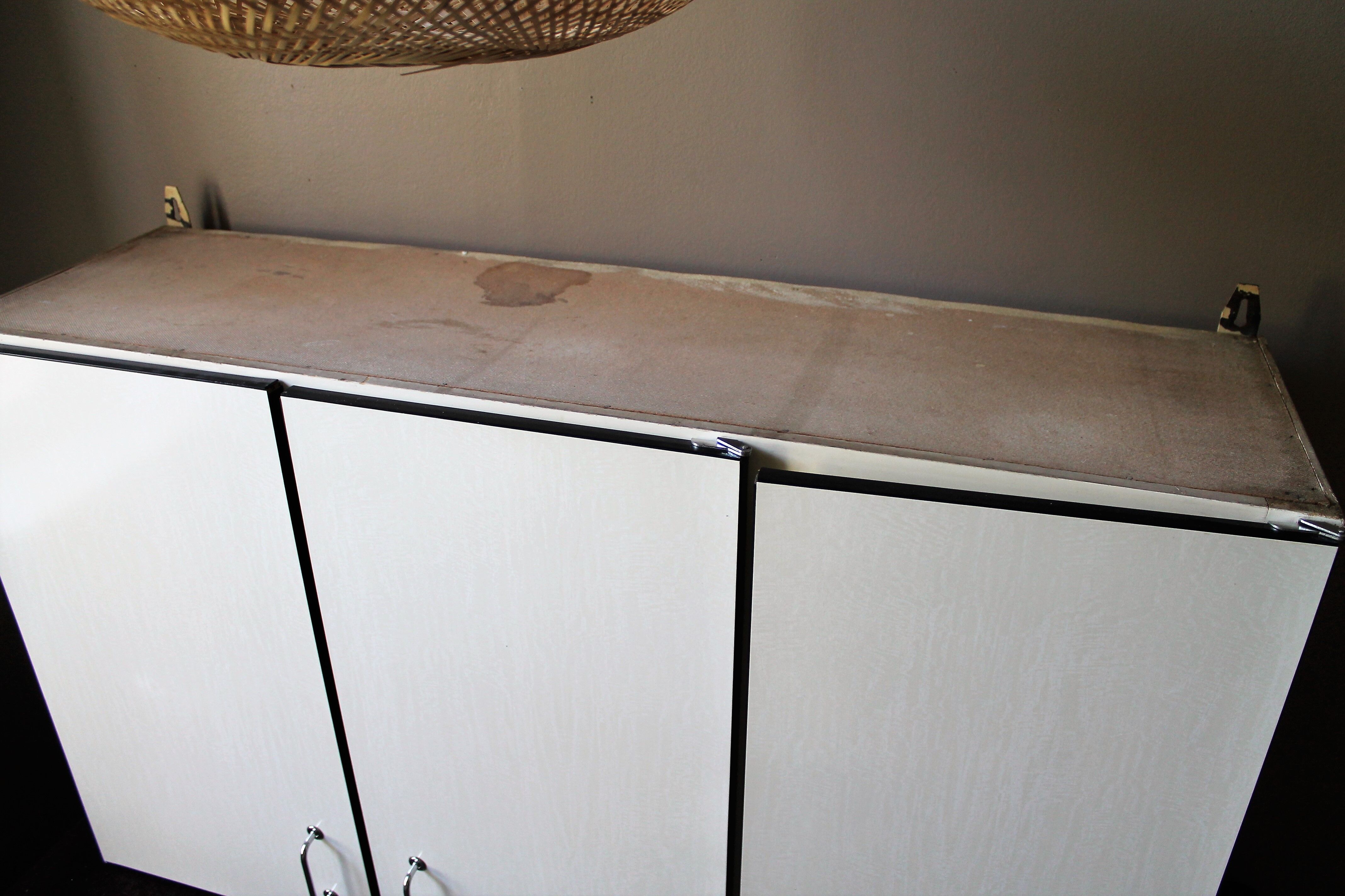 Haut de buffet formica vintage