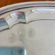 Silver metal tray early twentieth century